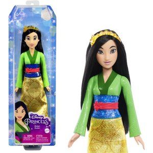 Disney Princess Mulan Fashion Doll for Baby Girls& Hair Accessory